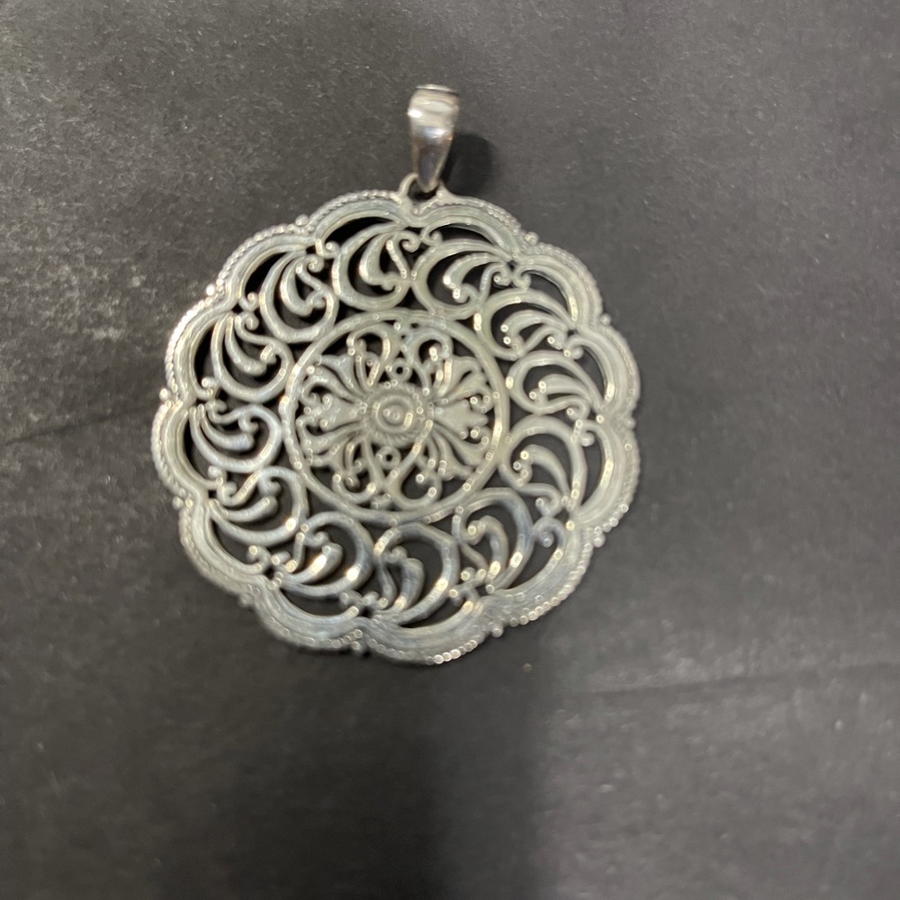 925 pendant. Big and light.